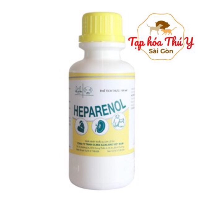 HEPARENOL thuốc bổ gan, giảm béo phì cho chó mèo thú cưng - Tạp hóa thú y sg