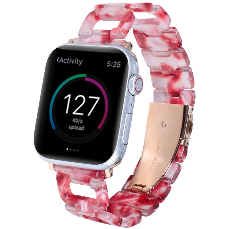Dây Đeo Nhựa Cho Đồng Hồ Thông Minh Apple Watch 49mm 41mm 45mm iwatch ultra 8 7 6 5 4 3 38mm 40mm 42mm 44mm