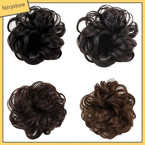 Búi Tóc Giả Xoăn Gợn Sóng Thời Trang Cho Nữ