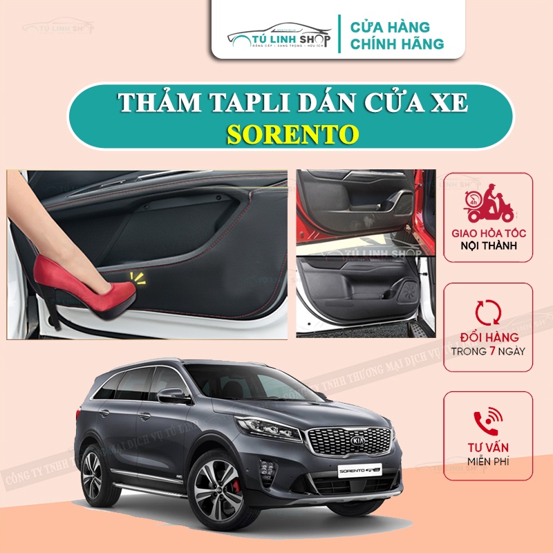 Bộ 4 Thảm Tapli SORENTO dán cánh cửa chống trầy xước xe