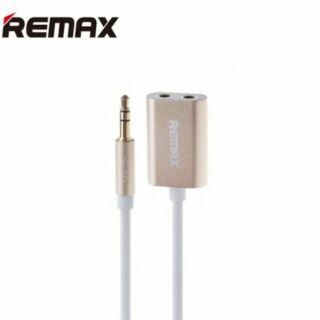Cáp chia âm thanh 1 ra 2 chia sẻ âm thanh hiệu quả - remax x2 3.5 aux audio cable