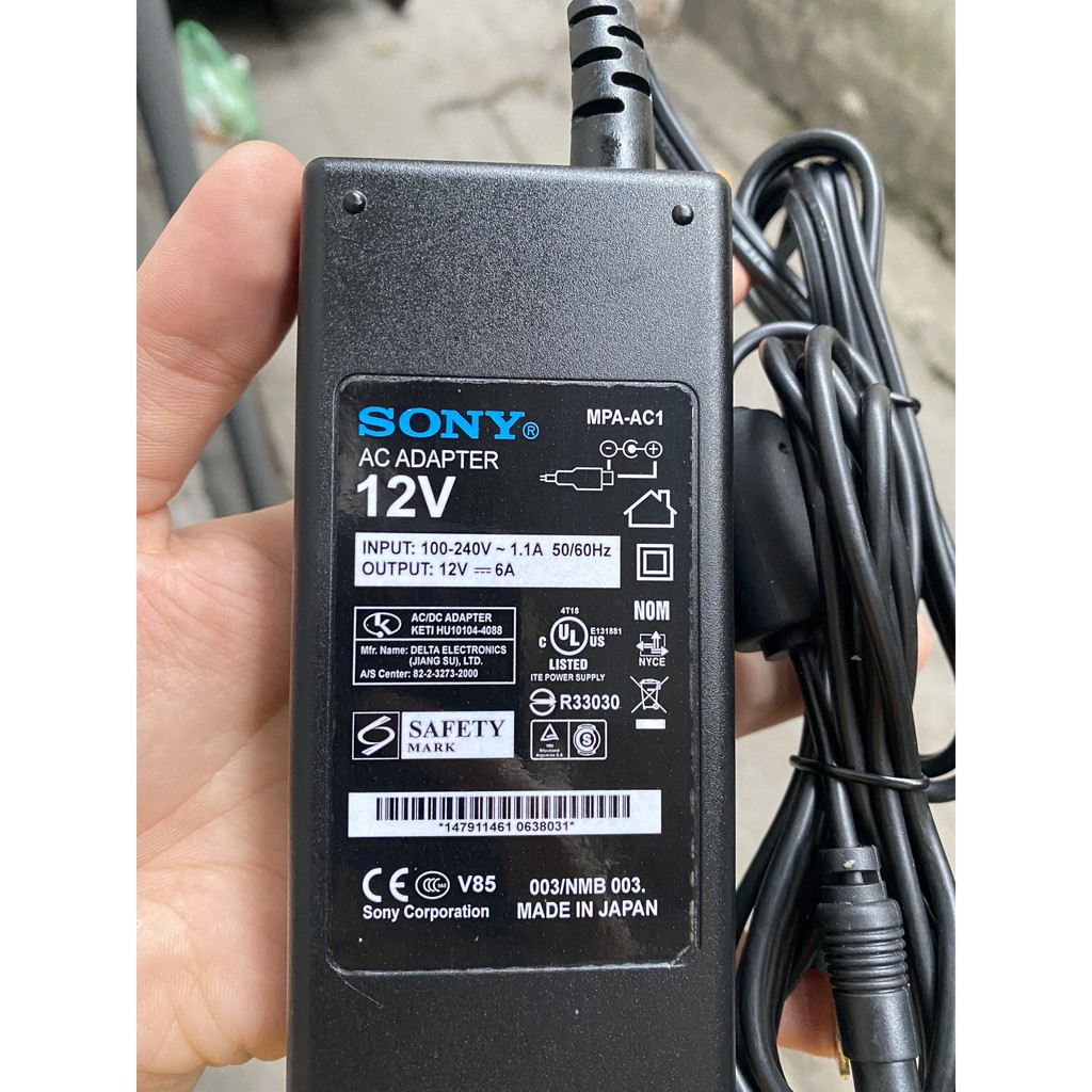 Nguồn Sony 12v 6a loại tốt bảo hành 12 tháng