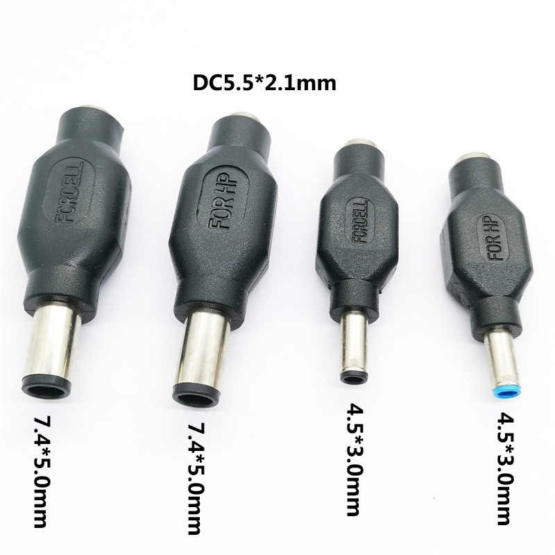 Combo 4 đầu sạc Dell HP kim Lớn và kim nhỏ