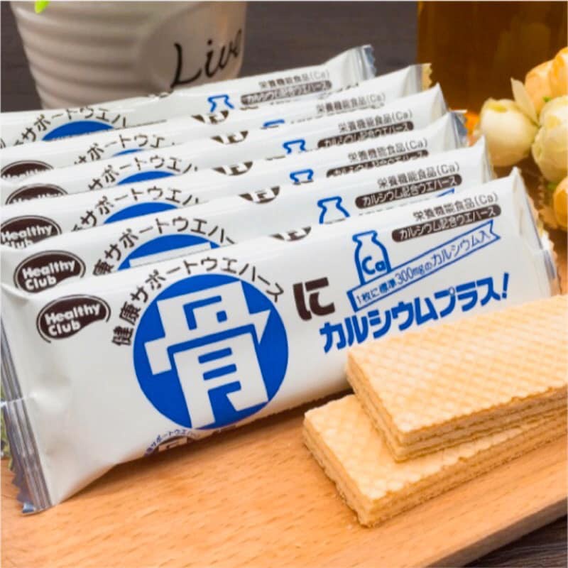 Bánh Xốp Bổ Sung Canxi Heathy Club Nhật Bản Gói Lớn 40c