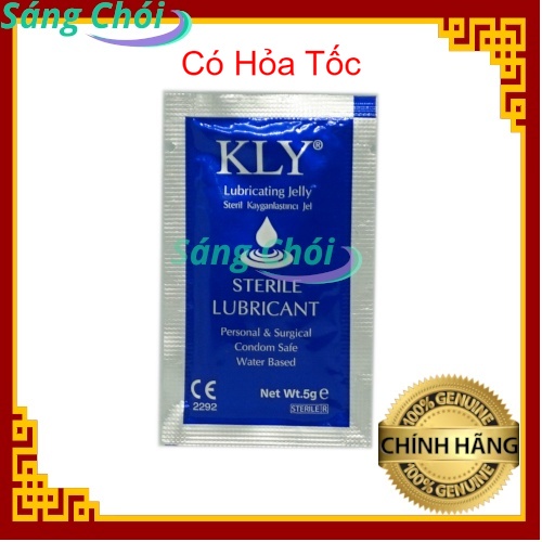 Gel Bôi Trơn KLY 5g - Personal Water-Based Lubricating Jelly / Lubricant Gel / Lube 5g