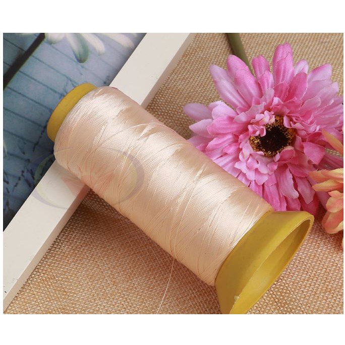 Chỉ dù nylon nhiều màu làm tua rua chỉ may giày dép, túi xách handmade
