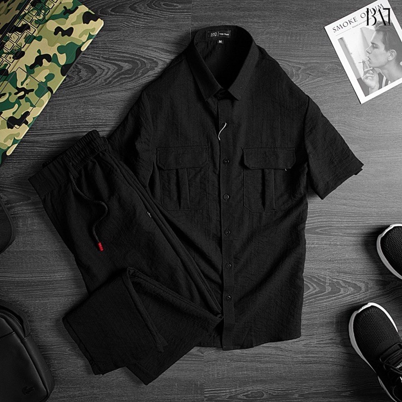 Bộ Quần Dài Đũi Lụa Siêu Mát | BigBuy360 - bigbuy360.vn