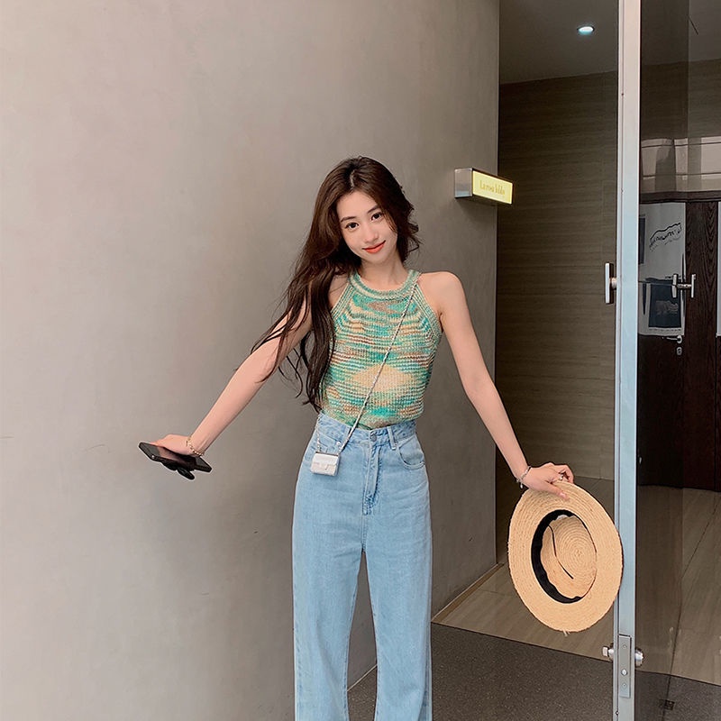 Áo Hai Dây Màu Sắc Quyến Rũ Phong Cách Vintage  tao bao