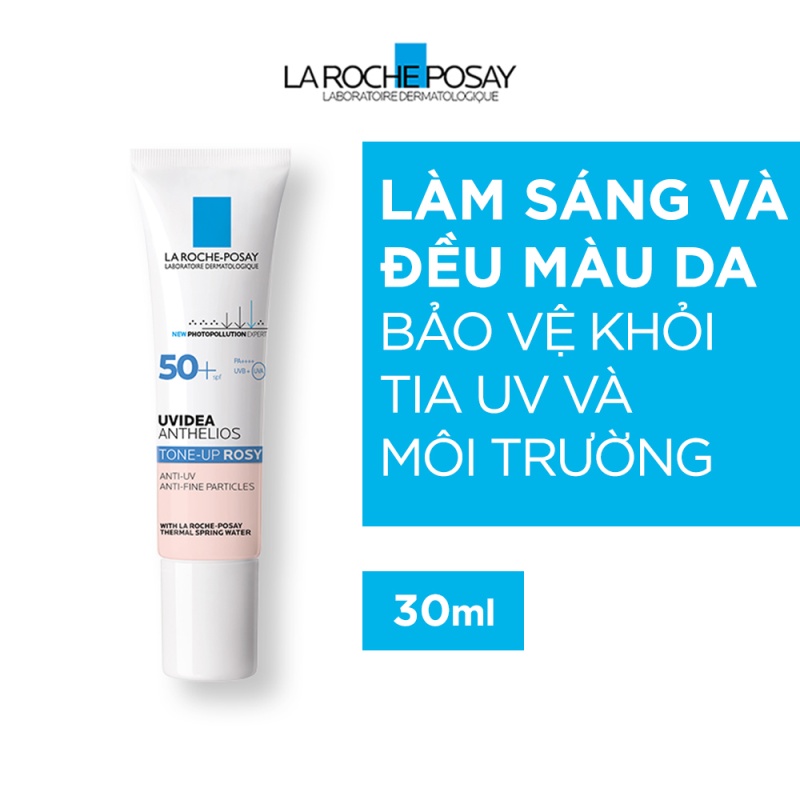 Kem Chống Nắng La Roche Posay Dạng Gel Làm Sáng Da Uvidea Anthelios Tone-Up Rosy SPF50+ 30ml