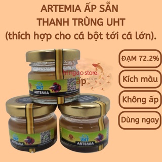 Artemia Ấu Trùng Ấp Sẵn Thanh Trùng UHT - Ống Hút Artemia - Thức ăn cá cảnh | Hingaostore.
