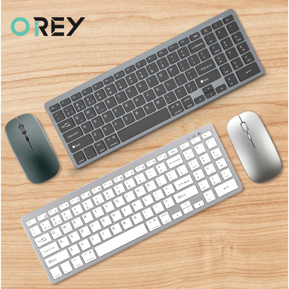 Combo Bàn Phím Và Chuột Bluetooth Không Dây Cho Tablet iPad PC Game Macbook Laptop