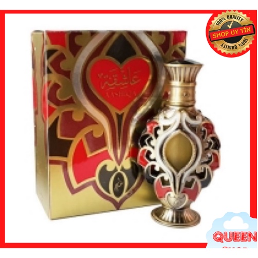 Tinh Dầu Nước Hoa Dubai Aashiqa 18ml-Hàng Nội Địa -Phong Cách: Nồng Nàn, Lịch Lãm, Thanh Mát