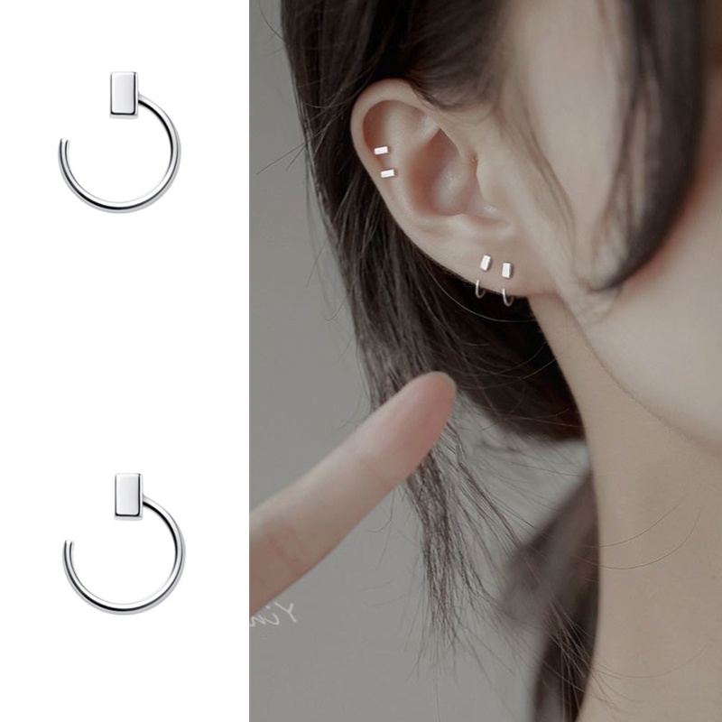 Khuyên Tai Vuông Nhỏ Phong Cách Hàn Quốc C315