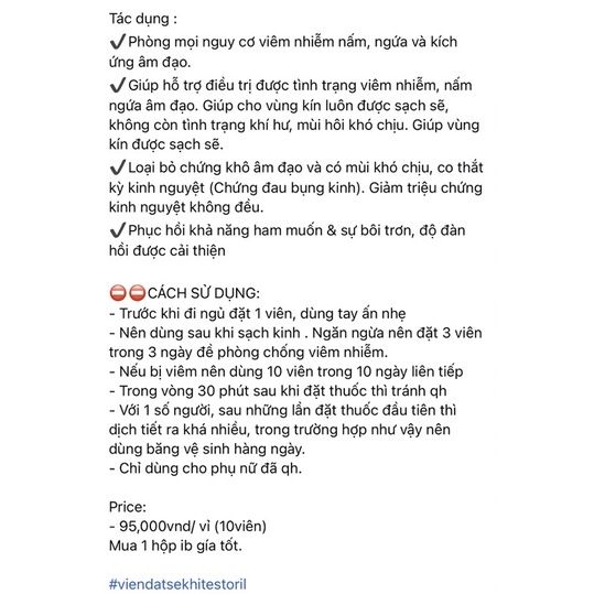 Viên estoril làm sạch Nhật (lẻ 10v/ vỉ)