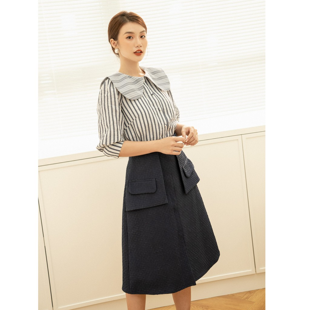 OLV - Chân váy Royal Blue Midi Skirt