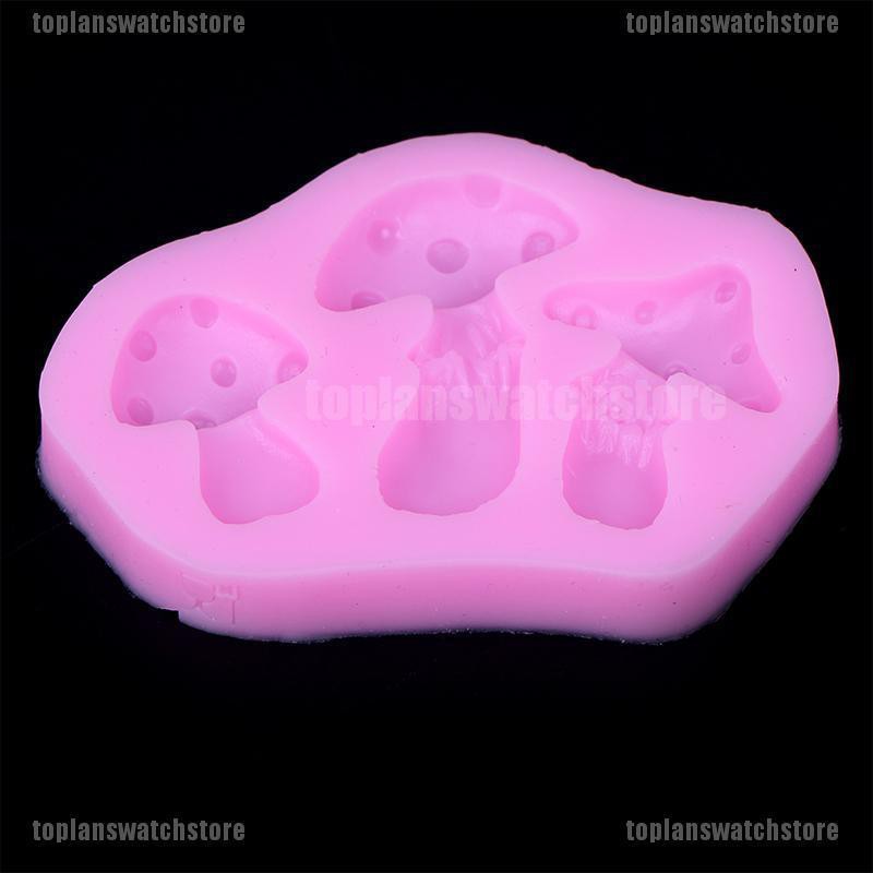 Khuôn silicone Tạo Hình Nấm 3d Trang Trí Bánh diy