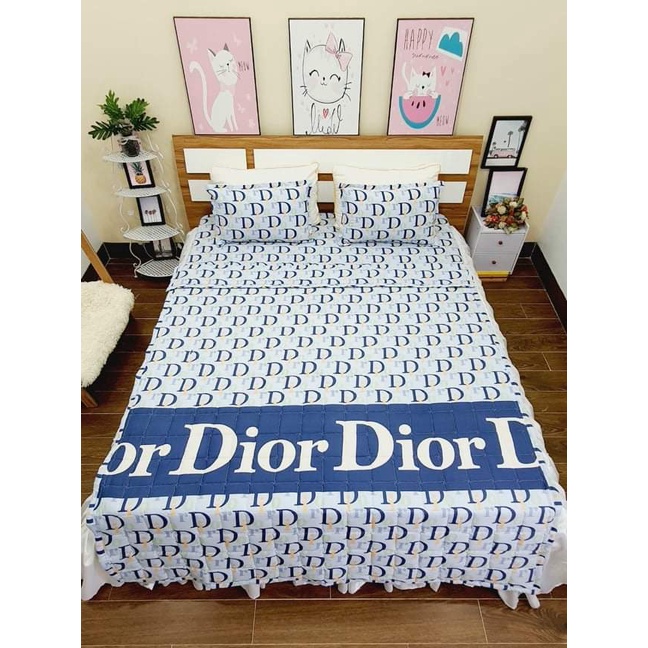 Bộ chăn ga gối sét 5 món hè mẫu mới