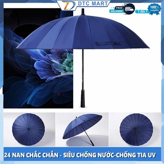 Ô dù đi mưa, ô siêu to 24 nan, tán rộng 120cm, nan thép chắc chắn, chống tia uv, bảo hành uy tín