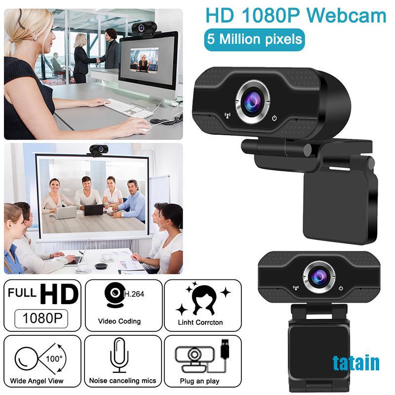 Webcam Full Hd Usb 1080p Kèm Micro Cho Pc / Laptop