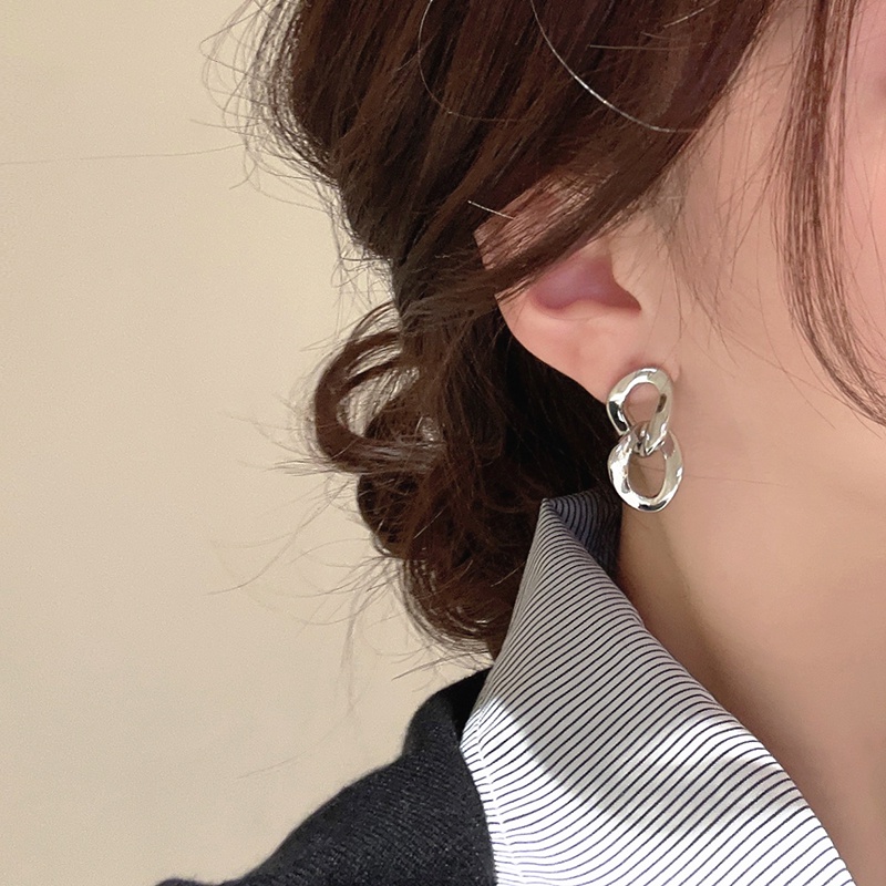 Khuyên Tai Dạng Dây Xích Cá Tính Thanh Lịch Cho Nữ