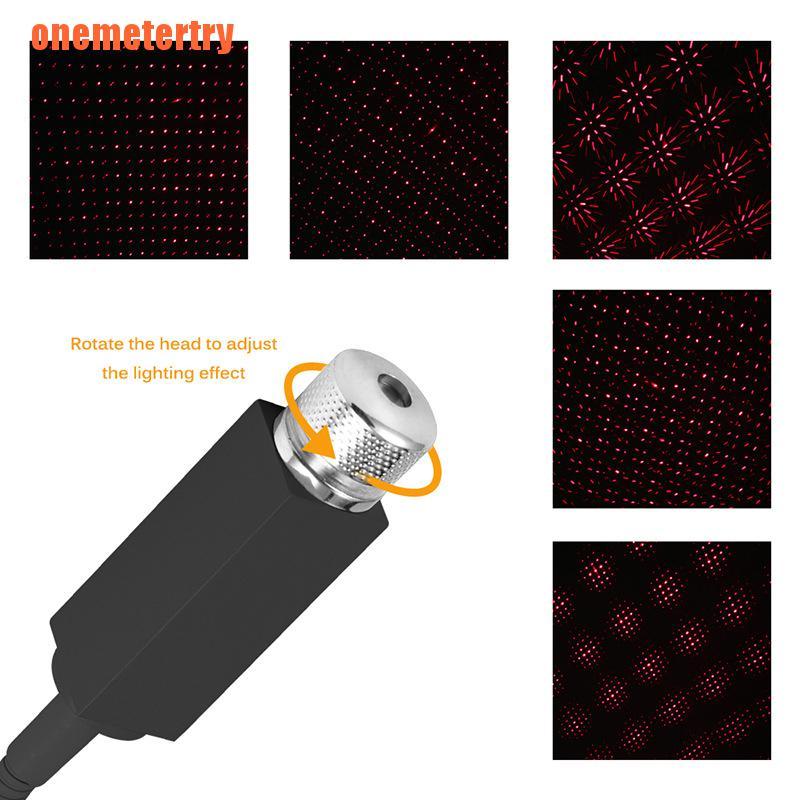 Đèn Led Trang Trí Trần Xe Hơi Hình Bầu Trời Đầy Sao Có Cổng Sạc Usb