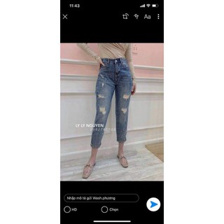 Quần jean baggy 79k