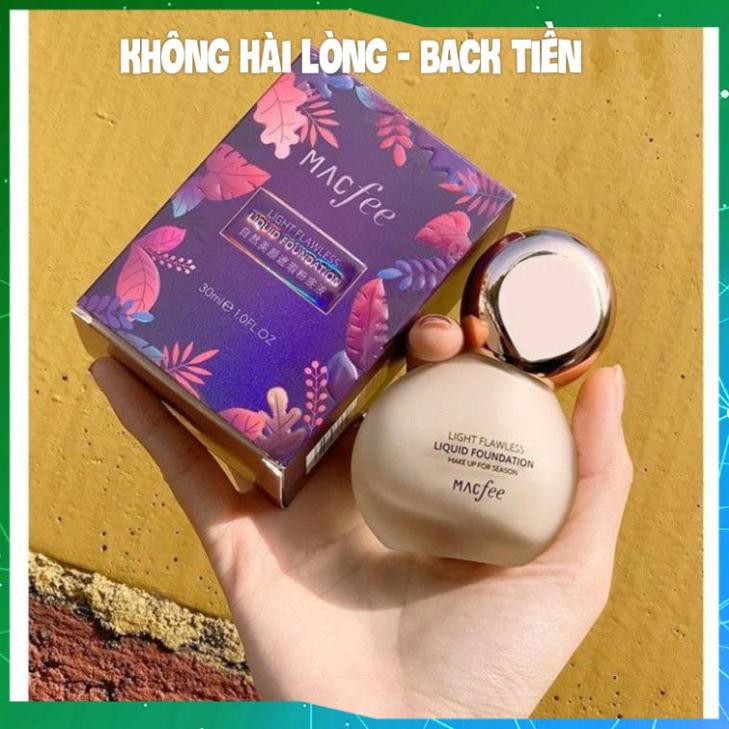 Kem nền che khuyết điểm dưỡng ẩm lâu trôi Macfee -Kingdc-Light Flawless Liquid Foundation MLF2