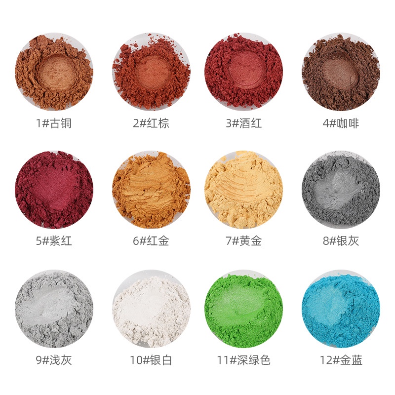 Bột nhũ ngoc trai làm handmade, trộn keo epoxy resin, keo UV