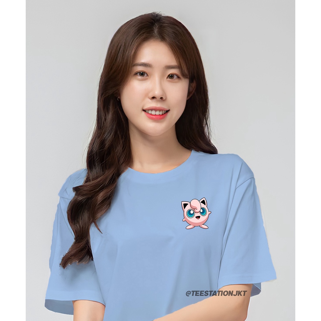 Áo thun nữ tay ngắn in chữ POKEMON cá tính
