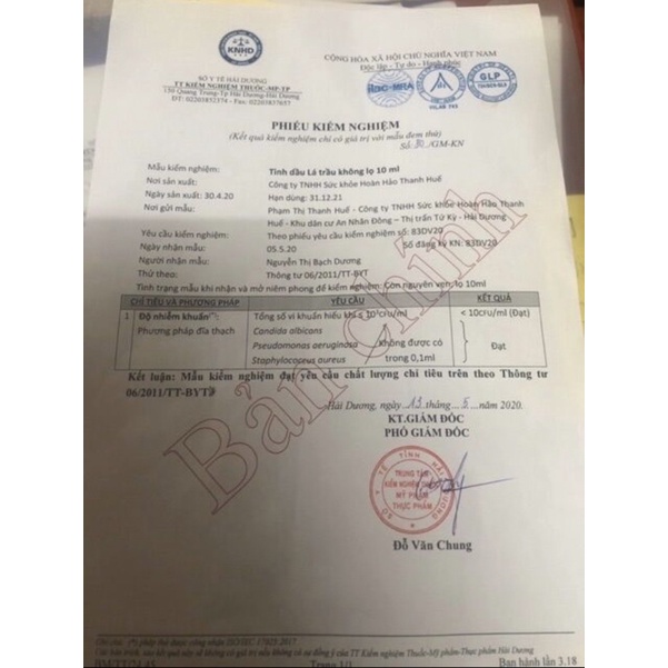 Tinh dầu lá trầu không - nguyên chất 100%