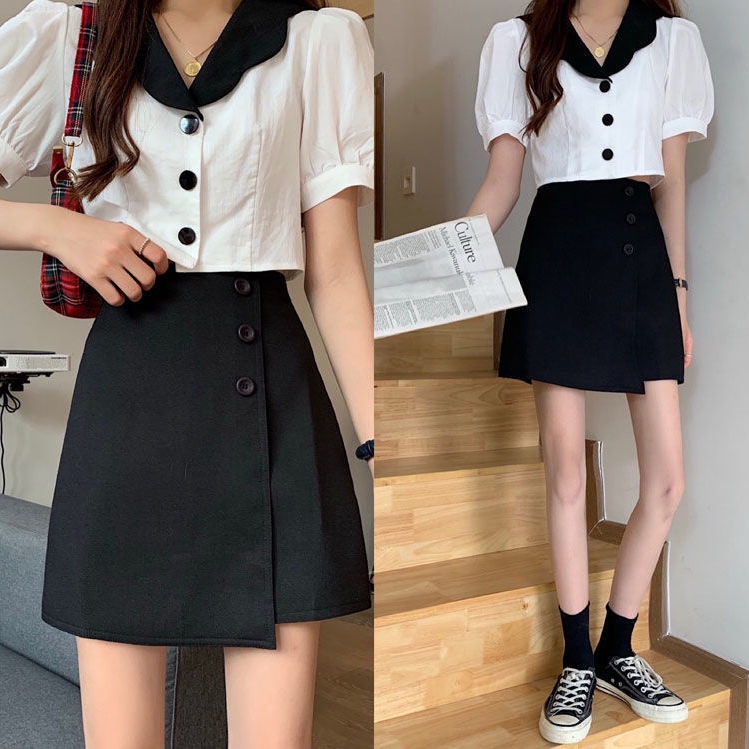 Chân Váy Lưng Cao Phong Cách Phương Tây Cho Nữ váy nữ WT-DQ-10