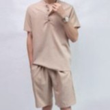 Bộ quần áo nam cổ Tàu chất đũi Thái loại dày mẫu mới B002