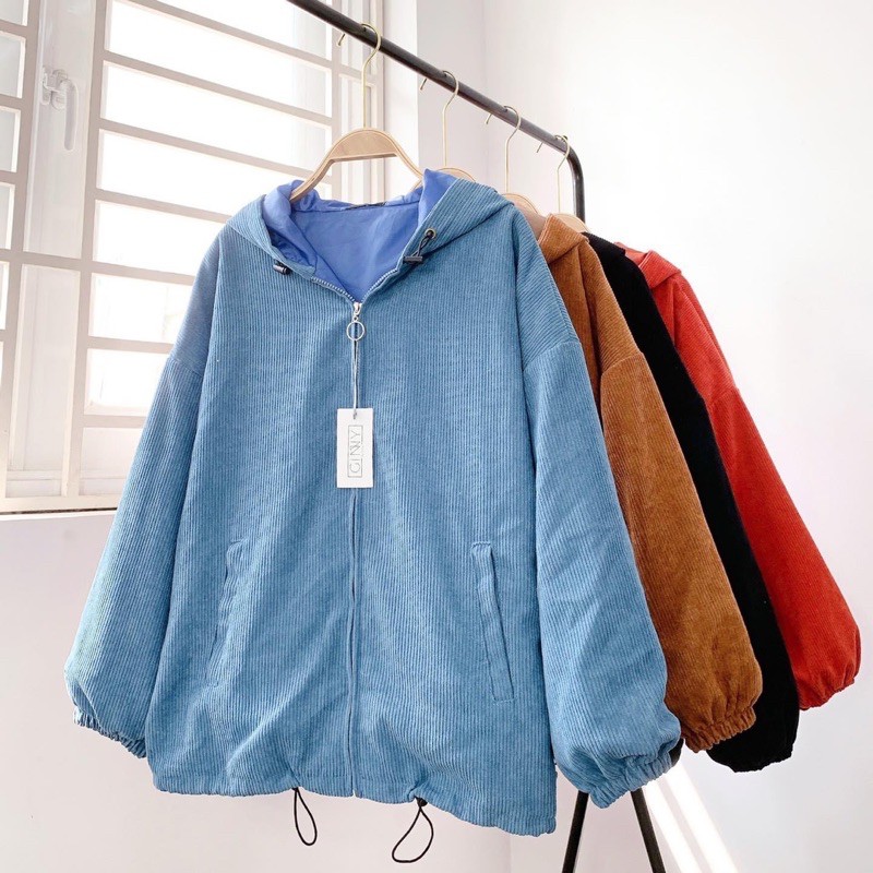 Áo khoác nhung tăm xanh mint siêu xinh | BigBuy360 - bigbuy360.vn