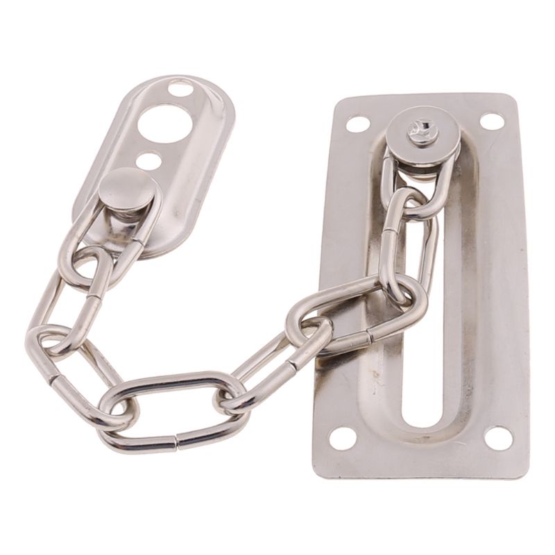 Chốt Khóa Cửa Bằng Thép Không Gỉ Chống Trộm Tiện Dụng Cho Gia Đình / Khách Sạn