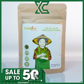 Bột cỏ lúa mì Dalahouse - Wheatgrass powder nguyên chất 50gr