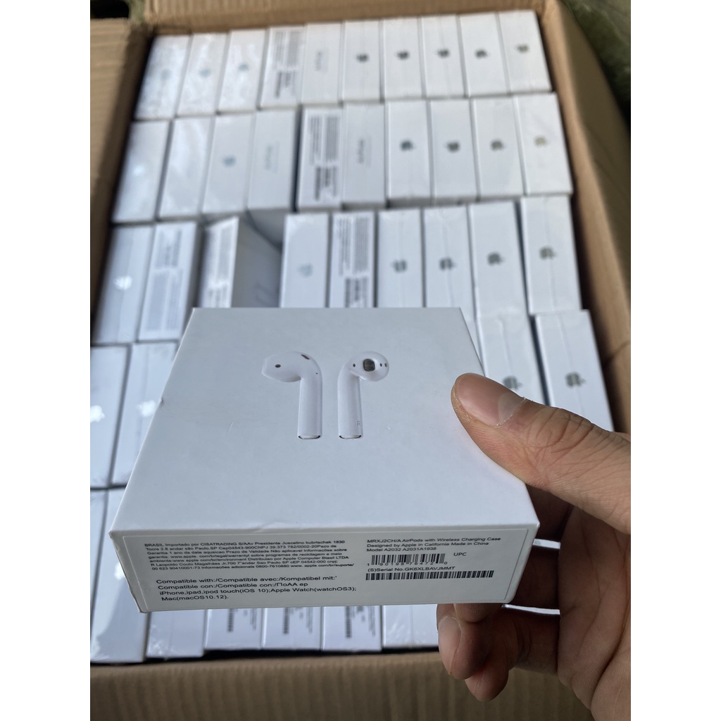 Tai Nghe Bluetooth Airpods 2 Fullbox Full Chức Năng Chất Lượng Cao Cấp | LAOMASTORE