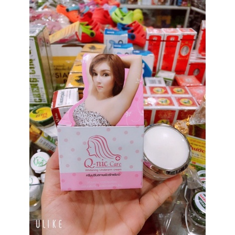 Kem Chống Thâm Vùng Da Dưới Cánh Tay Q Nic Care Thái Lan 15g - Kem Thâm Nách - Bikini