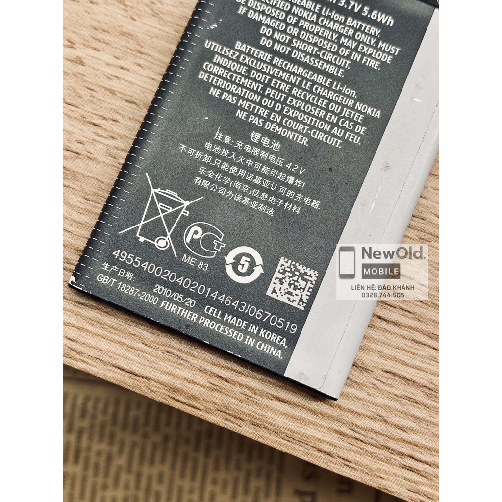 Pin Nokia BP-4L Zin cũ bóc máy cho Nokia E72| E7| E52| E63 | E90 | 6760| E6| E61i| E63...