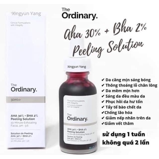 Serum The Ordinary AHA 30% + BHA 2% Peeling solution