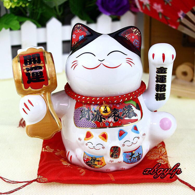 Mèo Thần Tài Vẫy Tay size 15cm