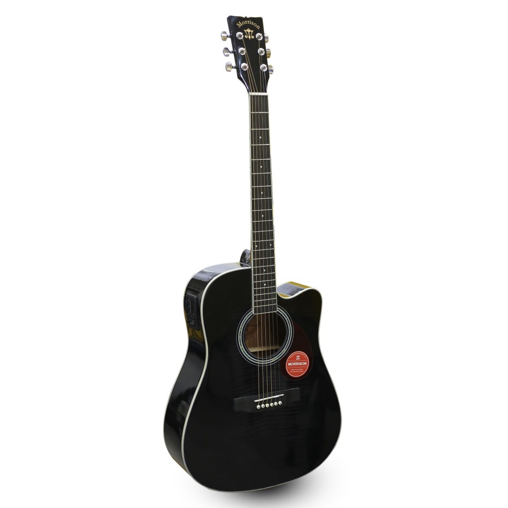 Đàn Guitar Acoustic Morrison MGW 405CBK EQ( Solid Top)+ Tặng bao mỏng +capo + pic + ty chỉnh cần