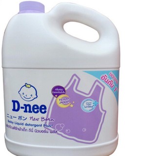 Nước giặt xả Dnee 3000ml Thái Lan màu xanh tím(hàng chuẩn