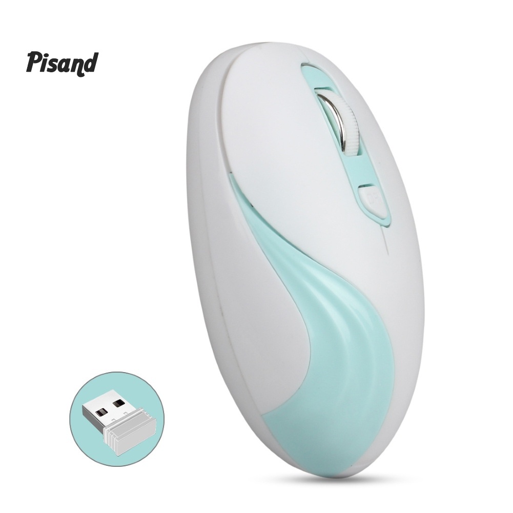 pu G833 Mini Portable 2.4G Wireless Mouse with USB Receiver for Laptop/Computer