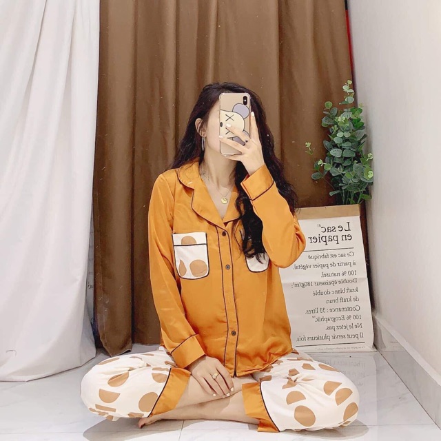 Bộ ngủ lụa hàn