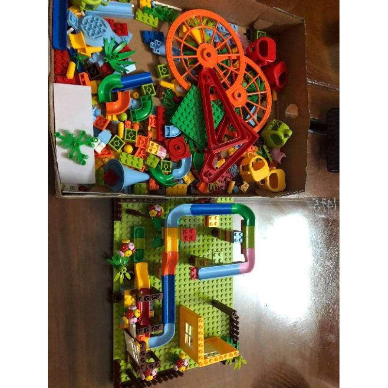 Bộ đồ chơi xếp hình Lego tháp cầu trượt đu quay 469pcs