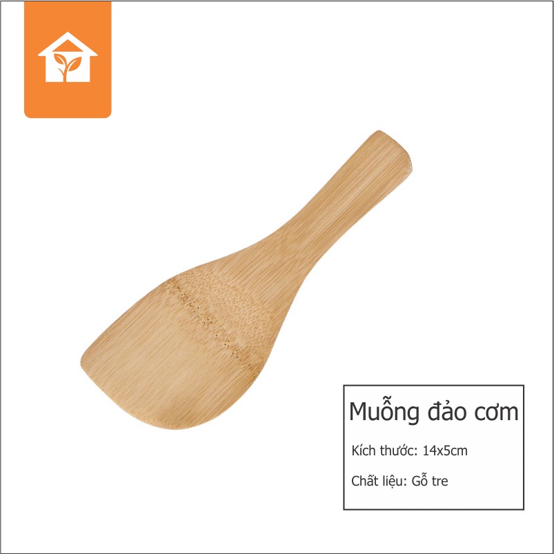 Muỗng gỗ tre không sử dụng hóa chất oan toàn sử dụng