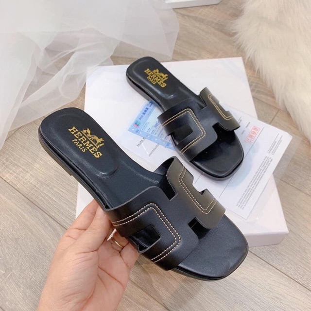combo dép HM thêu + rắn