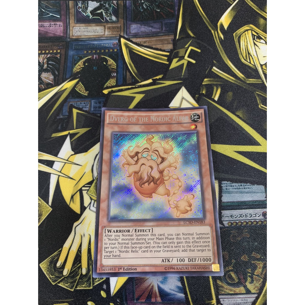 Thẻ Bài Yugioh : Dverg of the Nordic Alfar - LC5D-EN183 - Secret Rare 1st Edition