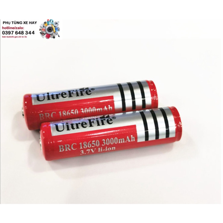 Pin 18650 💙3000mAh tới 9900 mah lắp Quạt mini, Tông đơ, Sạc Dự phòng . đèn pin .....🍁Pin lithium Sạc🍁  .