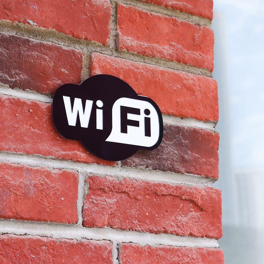 Miếng Dán Tường 3D Bằng Acrylic In Chữ DAPHS Dùng Trang Trí Quán Cà Phê / Nhà Hàng